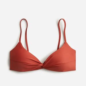 NWT J Crew Strappy Twist Bikini Top